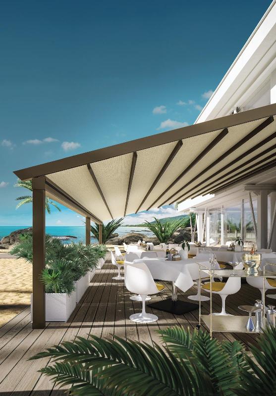 Pergola mit PVC-Dach