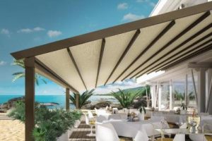 Pergola mit PVC